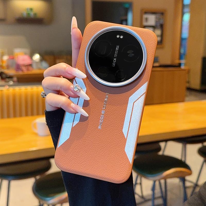 Для Xiaomi Mi 17 Ultra Чехол Роскошный Магнитный Чехол-крышка из ПУ Кожи MagSafe Защитная Задняя Крышка для Xiaomi Mi 17 15 14 Ultra