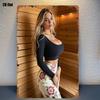 Си-бемоль  шт. Винтажная Женская Портретная Вывеска  D Железное Искусство для Декора Фермерского Дома Праздничных Вечеринок и Настенного Искусства Дома Идеально для