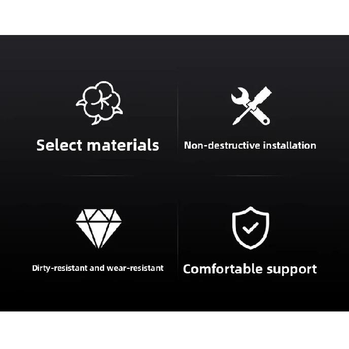 Car Armrest Box Height Increase Pad with Tissue Dispenser Car Armrest Leather Non-slip Memory Foam Pillow Protective Cover