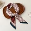 Europe  Fashion  National Style Small Nroken Flower Women'S Decorative Twill Binding Bag Handle Silk Scarf Ribbon Scarf