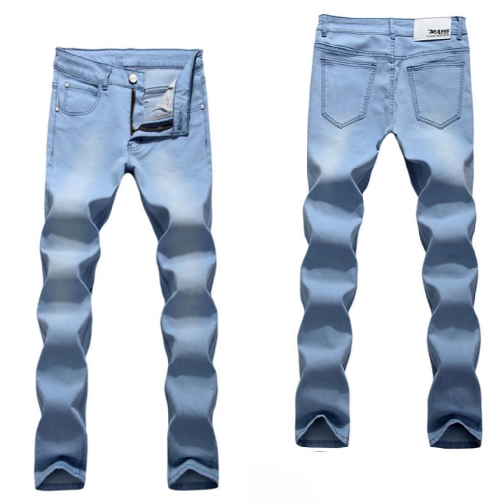 Men's Skinny Jeans Men's Men's Pencil Pants Jeans Slim Trousers