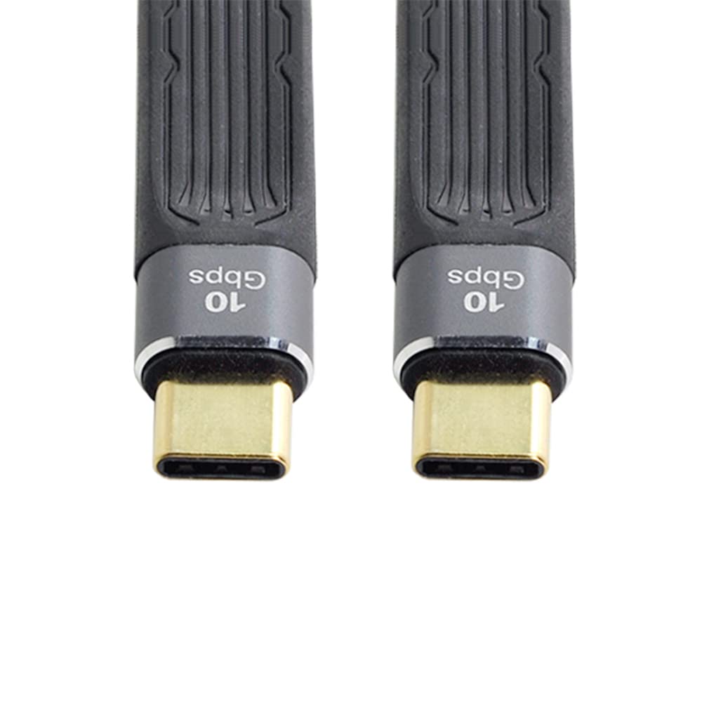 NFHK Мужской-Мужской USB 10 Гбит/с плоский тонкий FPC кабель для передачи данных для ноутбука мобильного телефона 13 см Type-C USB-C 3.1 и