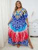 EDOLYNSA Красочный богемный женский халат больших размеров, Домашняя одежда, кафтан, легкая куртка, купальник, накидка, пляжная одежда, домашний халат Q1415