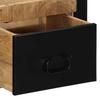 Nightstands 2 pcs 40 x 35 x 25 cm Rough Solid Mango Wood