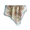 Retro Mechanical Printing Silk Scarf Square Scarf High-End Shawl Professional Versatile Neck Small Square Scarf Headscarf