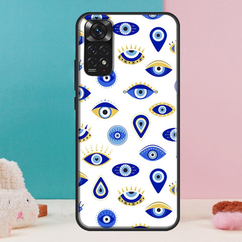 Чехол «Сглаз» для Xiaomi Redmi Note 14 13 Pro 12 11 9 10 9S 10S 11S 12S Redmi 14C 13C 10C 12C