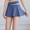 Cross-waist Women Dress Soft Stretchy Sport Golf Skirt Moisture-wicking Fitness Skirt Gym