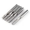 5pcs Tungsten Carbide End Mill Single Flute Spiral CNC Milling Router Bits 6mmx32mm