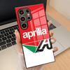 Крутой чехол для телефона с логотипом A-Aprilia Racing для S25 Ultra Samsung S26 S24 Fe S22 S20 S23 21 Plus A54 A34 A53 A16 Стеклянная крышка