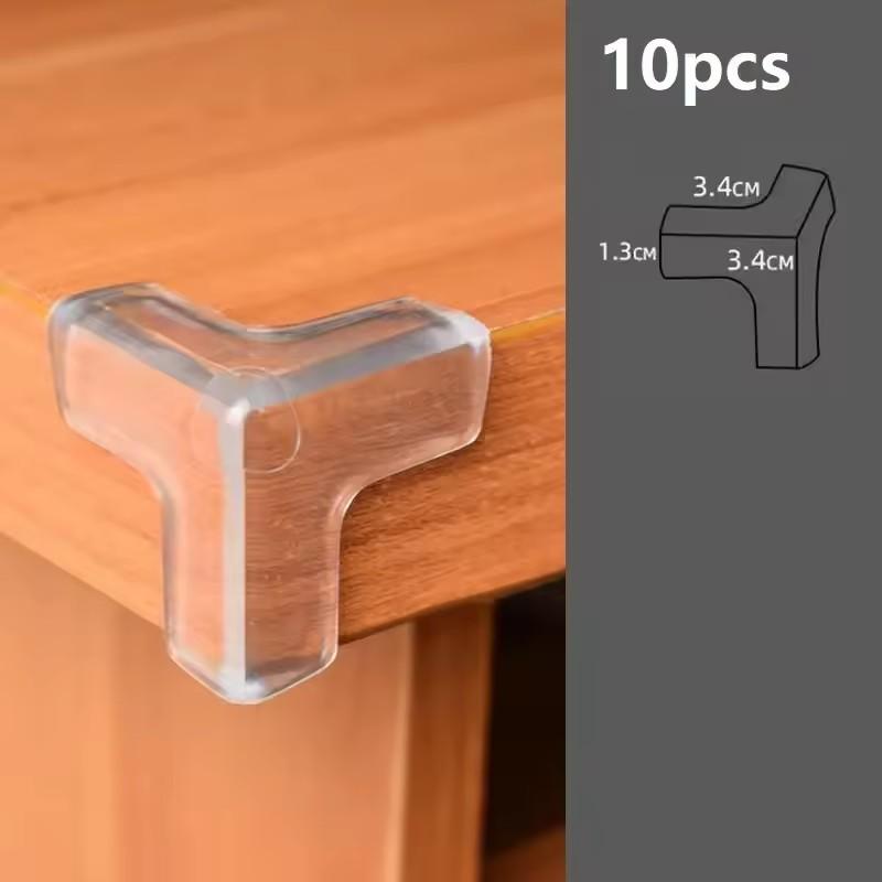Children Anti Collision Corner Edge Protection Guards Baby Safety Table Corner Silicone Protector Cover Soft Transparent