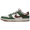Dunk Low Gorge Green Team Красные мужские кроссовки Белая резинка-Средне-коричневый FB7160-161