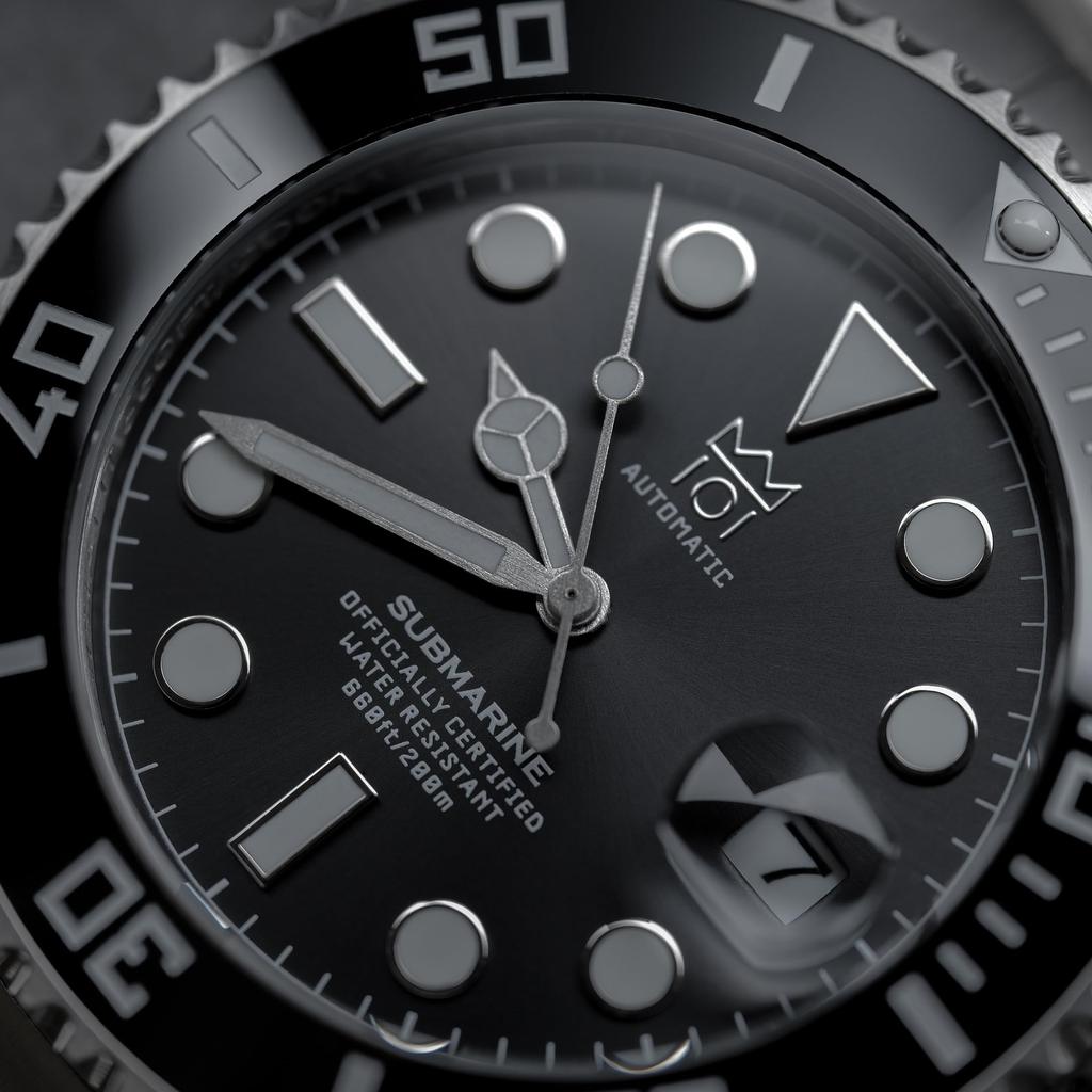 НОВАЯ модель 42 мм керамический безель часы механические с ручным заводом автоматическая дата водонепроницаемость 200 м однонаправленно вращающийся керамический безель заводная головка