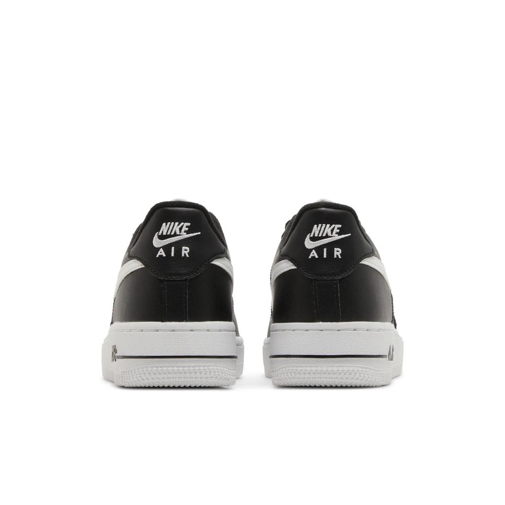Nike Air Force 1 Grade School 'Black White' (Unisex) Black / White Kids' Skateboarding Shoes CT7724 001