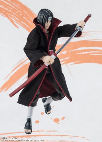 TAMASHII NATIONS SHFiguarts NARUTO Itachi Uchiha -NARUTOP99 Edition- Приблизительно 155 мм ПВХ, АБС и ткань окрашенная подвижная фигурка