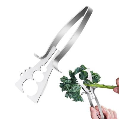 Простой в использовании инструмент для удаления зелени из нержавеющей стали для овощей