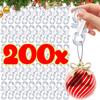 Оптовые зажимы для рождественских гирлянд Пластиковые крючки для желобов для уличных гирлянд-сосулек Застежки Свадебные украшения