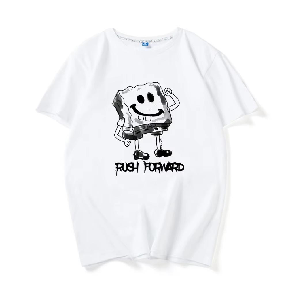 branded men's t-shirts summer luxury branded graphic prints women's short sleeve t-shirts street fashion tops