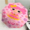 Автоматический зонт Lalaloopsy с принтом, 8 спиц, железный каркас, пластиковая ручка, подходит для путешествий на открытом воздухе и на каждый день, идеальный подарок