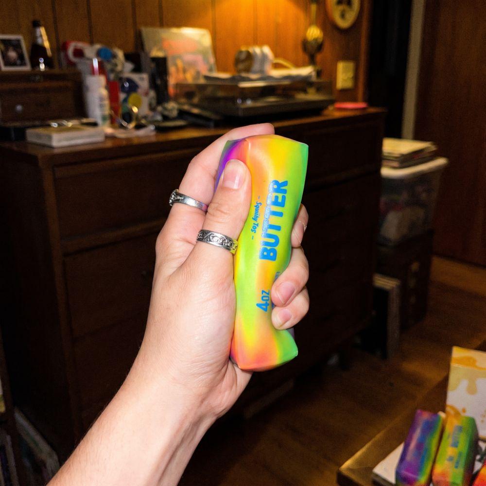 Crunchy Butter Stick Squeezed Toy Kneading Butter Stick Squishy Toy Office Desk Toy