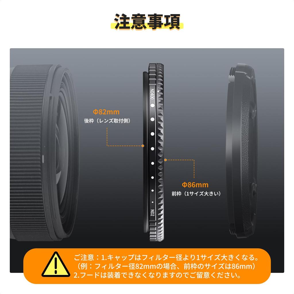 Concept 52mm Variable ND Filter Japanese AGC Optical Glass HD Super Resolution Low Reflectance Stepless Adjustment 28 Layer Nano Coating Water Stain