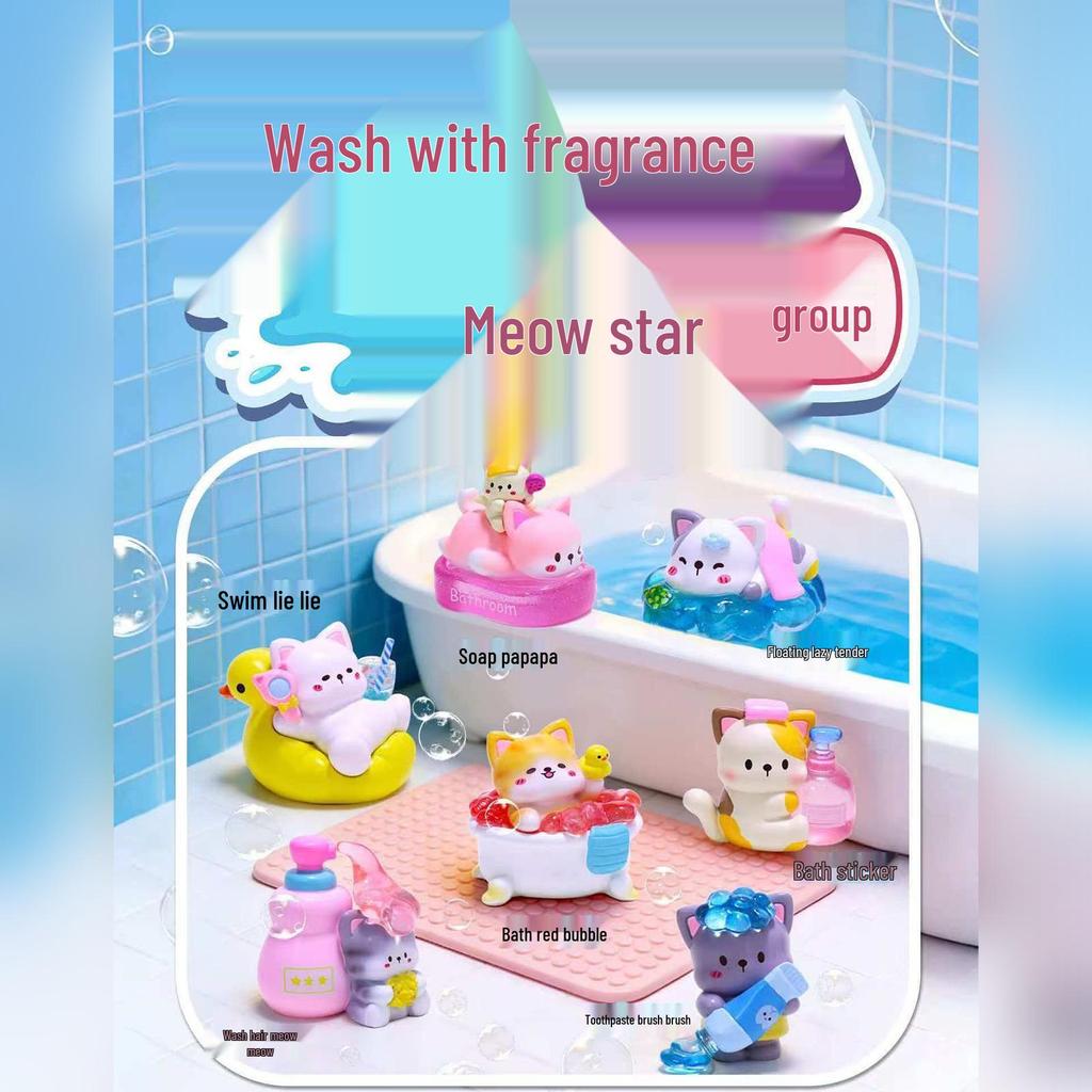 Creative Desktop Ornaments: Soft Cute Kittens Figurines - Home Decoration Gift Collection