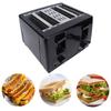 4 Toaster Compact Stainless Steel Electric Toaster with 6 Settings Extra Wide Slots Removable Crumb Tray for Breakfast