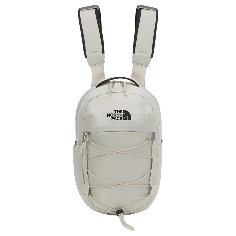 The North Face Простой универсальный нейлоновый мини-рюкзак с вышитым логотипом, мужской, бежевый, NM2DS07D