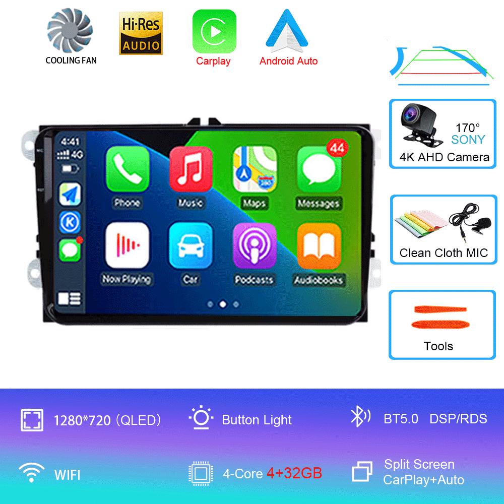 Android 14 Автомобильный радиоприемник с GPS-навигацией для VW Passat B6 amarok volkswagen Skoda Octavia 2 превосходный JettaT5 гольф 5 мультимедиа