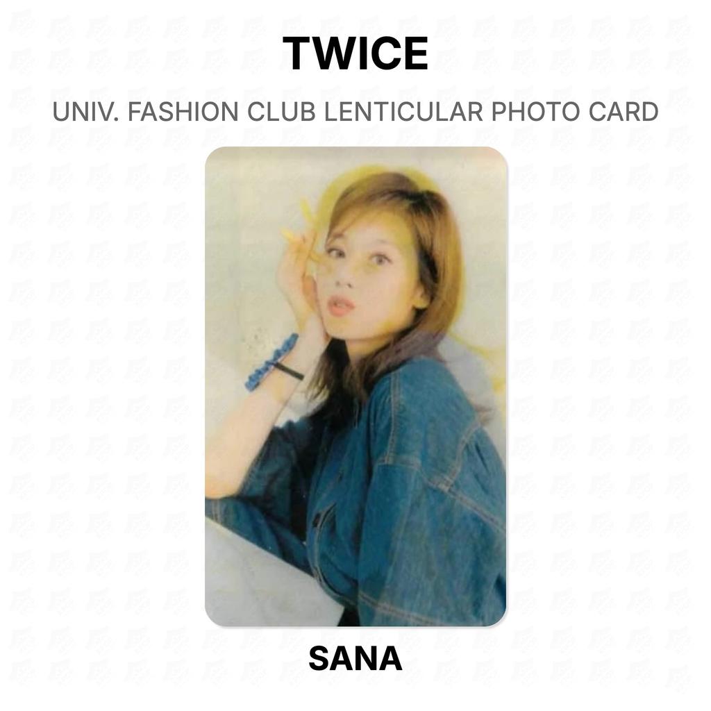 Twice ДВАЖДЫ УНИВ. FASHION CLUB ЛЕНТИКУЛЯРНАЯ ФОТОКАРТОЧКА Официальная фотокарточка