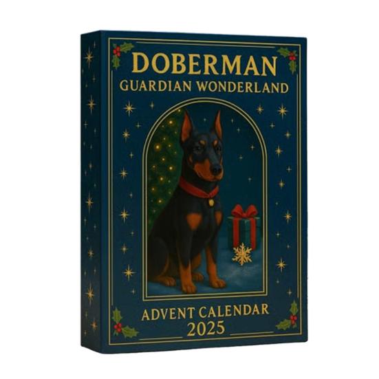 Адвент-календарь Doberman Guardian Wonderland 2025 Коробка для отсчета 24 дней Акриловый Мини