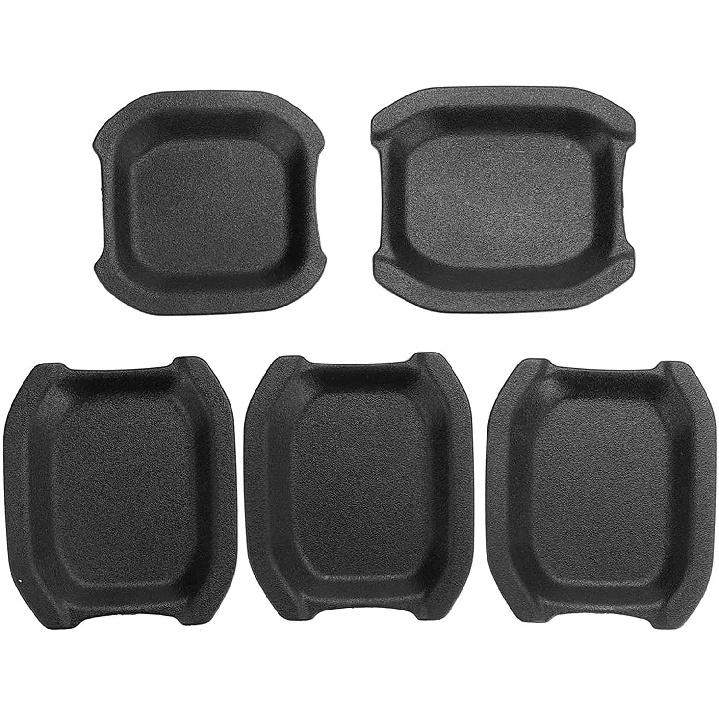 5PCS Door Handle Bowl Exterior Trim For  Jeep Wrangler JL 2018-2024+ Recess Guard Trim Cover Decor Kit