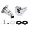 Stainless Steel 316 Thru Hull Exhaust Skin Fitting Tube Pipe Socket Hardware Part of Air Diesel Heater For Boat Marine Car Truck