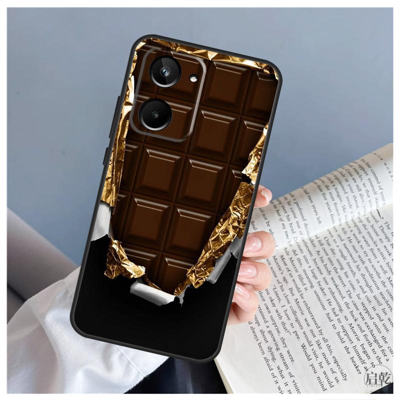 Чехол-шоколадка для Realme C51 C55 C53 C35 C33 C30 C67 C21Y C25s C15 9 10 11 12 Pro Plus GT Neo 5
