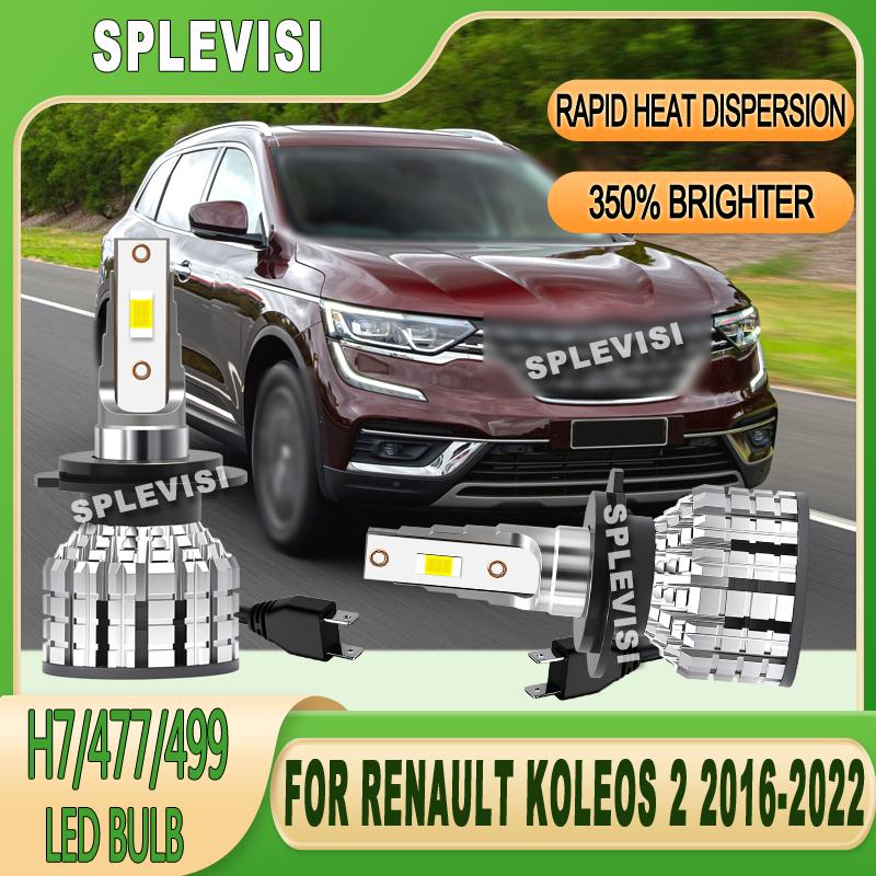 IP67 Waterproof 12000LM 6000K for Clear Night Vision LED Low Beam Bulbs For RENAULT KOLEOS 2 2016 2017 2018