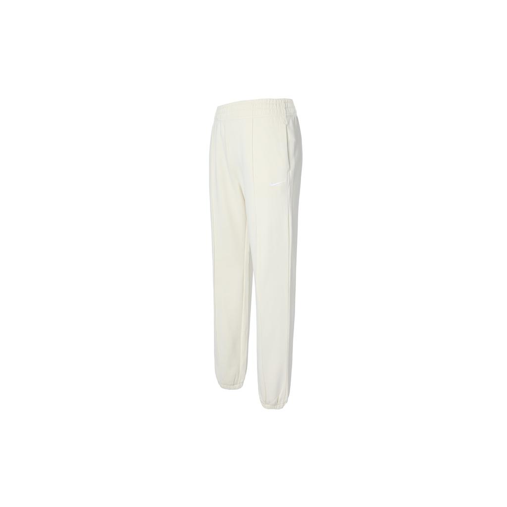 Nike Sportswear Essentials Knitted Sweatpants Women's Coconut Milk Moderate Cuffed Pants BV4090-113