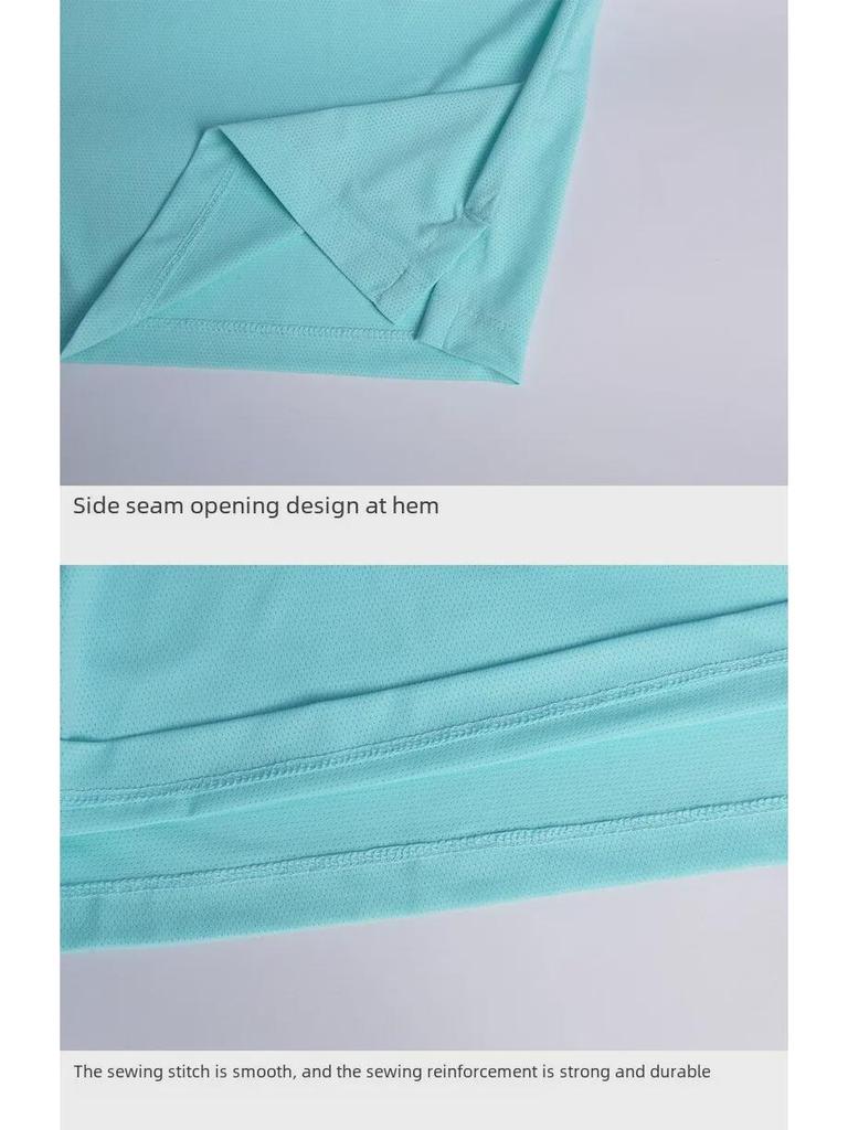 Men's Summer Ice Silk Quick-Dry Athletic T-Shirt - Breathable, Short-Sleeved, for Running & Outdoor Activities