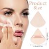 10 Pcs Triangle Powder Puff, Soft Face Powder Puffs Beauty Sponge Makeup Velour Puff Beauty Makeup Tools for Loose Powder and Cosmetic Foundation