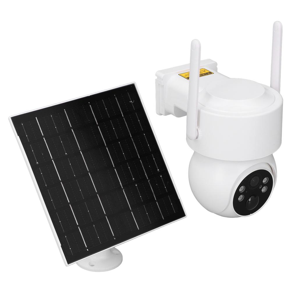 2K Solar Security Cameras AI Motion Detection Color Night Vision 360 Deg View 2 Way Talk IP66 Water