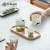Mr. Nanshan Portable Hand-Painted Ceramic Tea Set