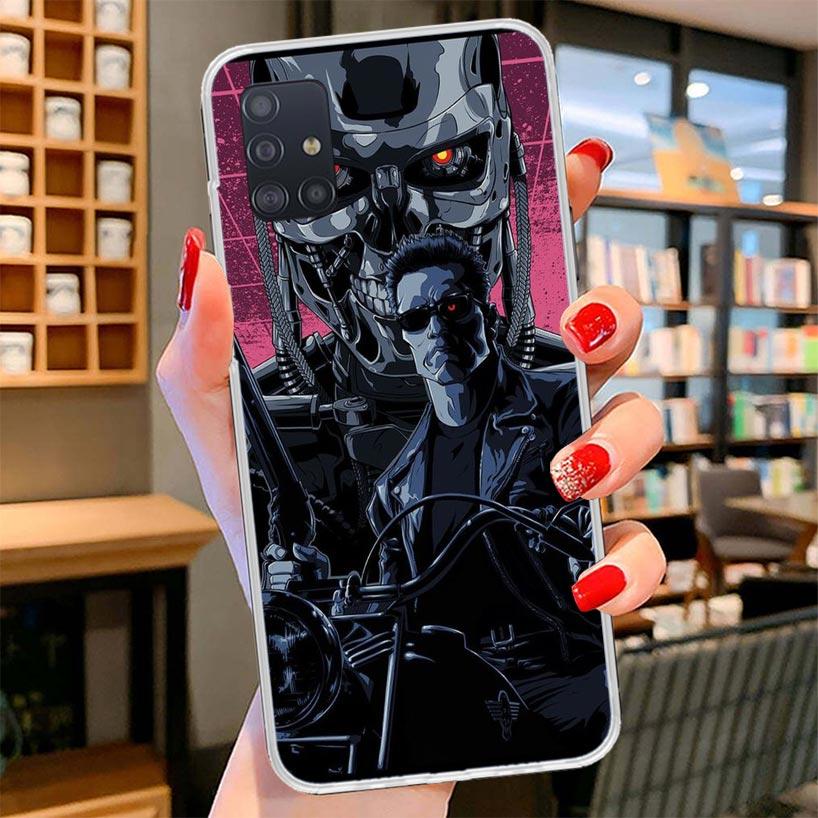 Arnold Schwarzenegger Terminator Cover Phone Case For Samsung Galaxy A12 A22 A32 A52 A72 A02S Phone Case Note 20 Ultra 10 S10 Pl
