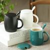 Chaxun Creative Matte White Ceramic Big Belly Mug