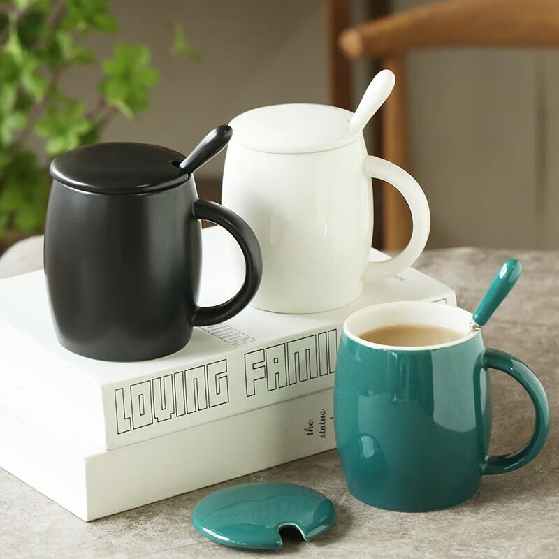 Chaxun Creative Matte White Ceramic Big Belly Mug
