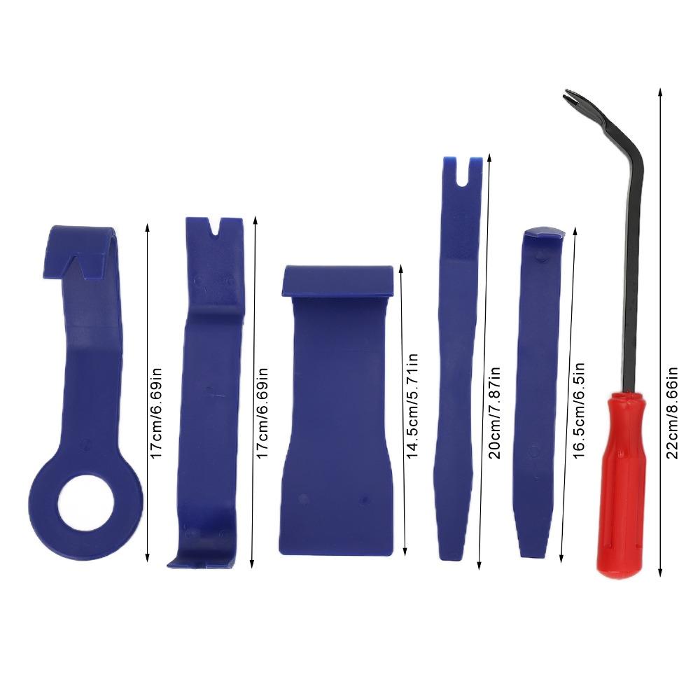 8PCS Universal Car Trim Removal Tool Lightweight Dash Pry Bar Set Car Maintenance