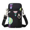 Casual Small Shoulder Bag Women Cell Phone Pocket Case Waterproof Nylon Sport Arm Package Mini Messenger Purse Crossbody Handbag