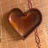 Heart Outline Wooden Tray Smooth Snack Storage Tray Sturdy Serving Platter  Home Jewelry  Storage