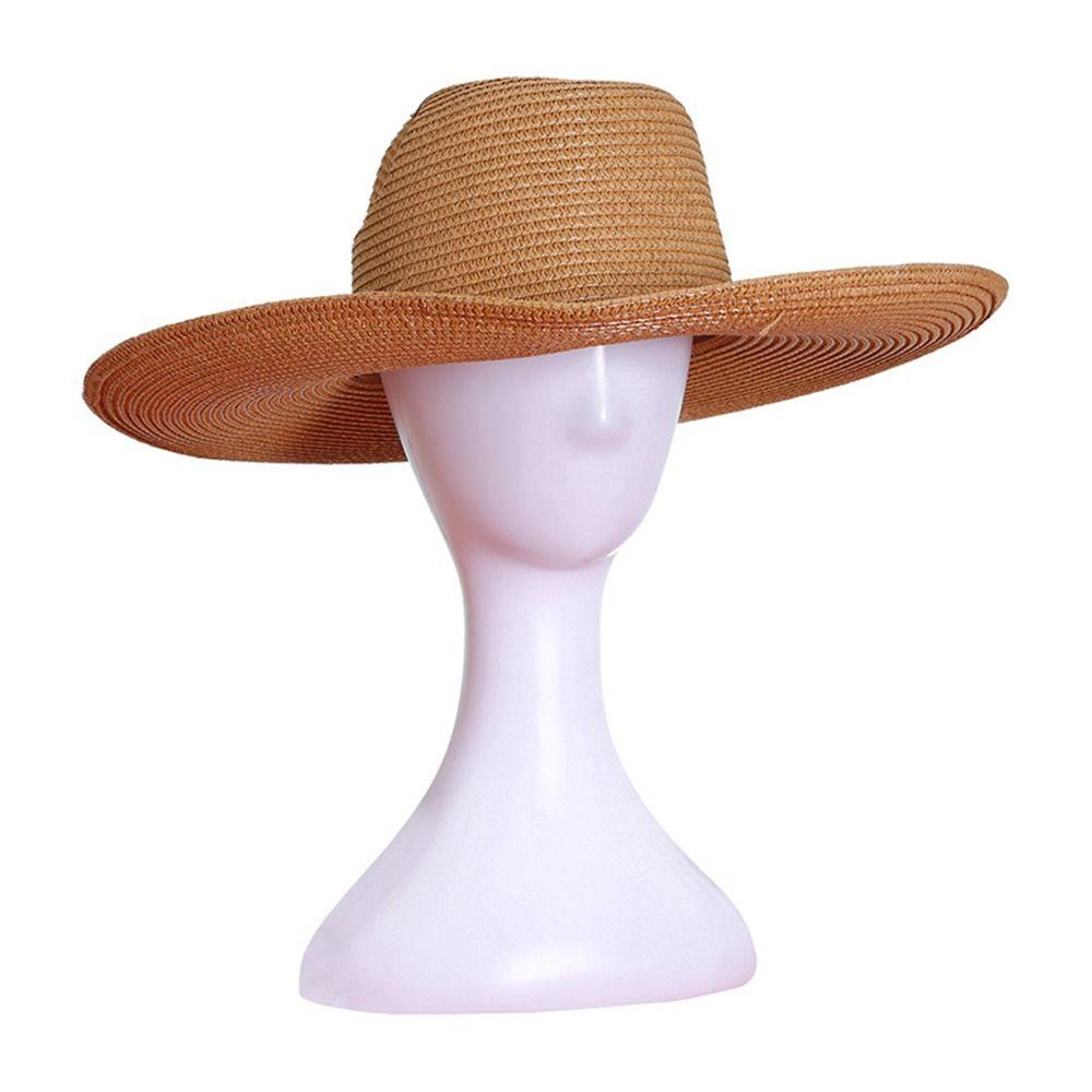 Wide Display Stand Glasses Hat Head Model Display Stand Plastic Mannequin Women's Model Wig Holder