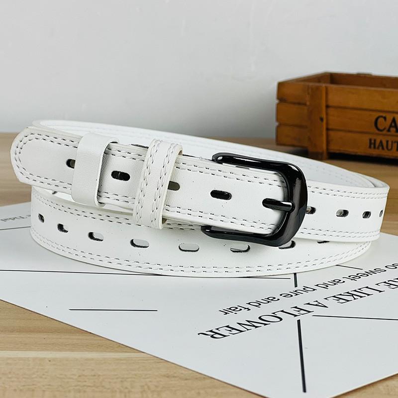 Fashion Womens Hollowout Belt With Pin Buckle For Casual Office Wear