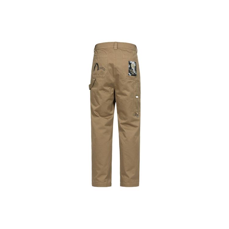 EVISU Cargo Pants Men's Coffee Moderate 2EAGNM3PT5141WLCT