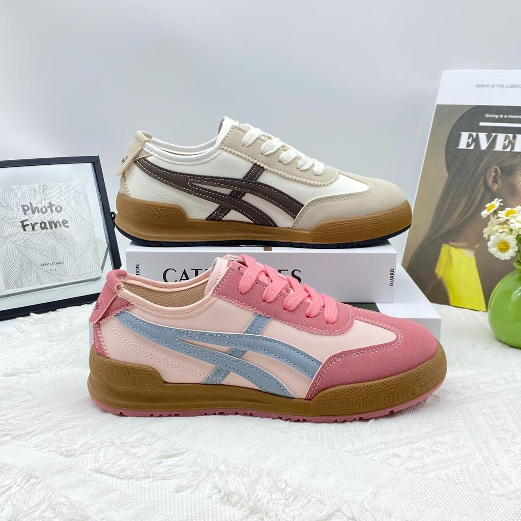 2025 Spring and Summer New German Training Sports and Leisure Board Shoes Niche Versatile Explosion Original Forrest Gump Shoes White Shoes Women's