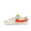 Nike Blazer Low 77 Jumbo Sail Rush Оранжевые женские кроссовки Бело-атомно-зеленый DQ1470-103